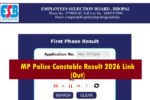 Sarakari Result MP Police Constable Result 2025 2026 Link